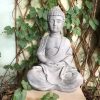 DurX-litecrete Lightweight Concrete Traditional Buddha Light Grey Sculpture 2
