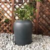 DurX-litecrete Lightweight Concrete Tall Sauerkraut Pot Granite Planter
 2