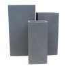 DurX-litecrete Lightweight Concrete Tall Rectangle Granite Planter – Set of 3 1