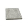 DurX-litecrete Lightweight Concrete Rosetta Square Natural Concrete Stepping Stone – Set of 2 1